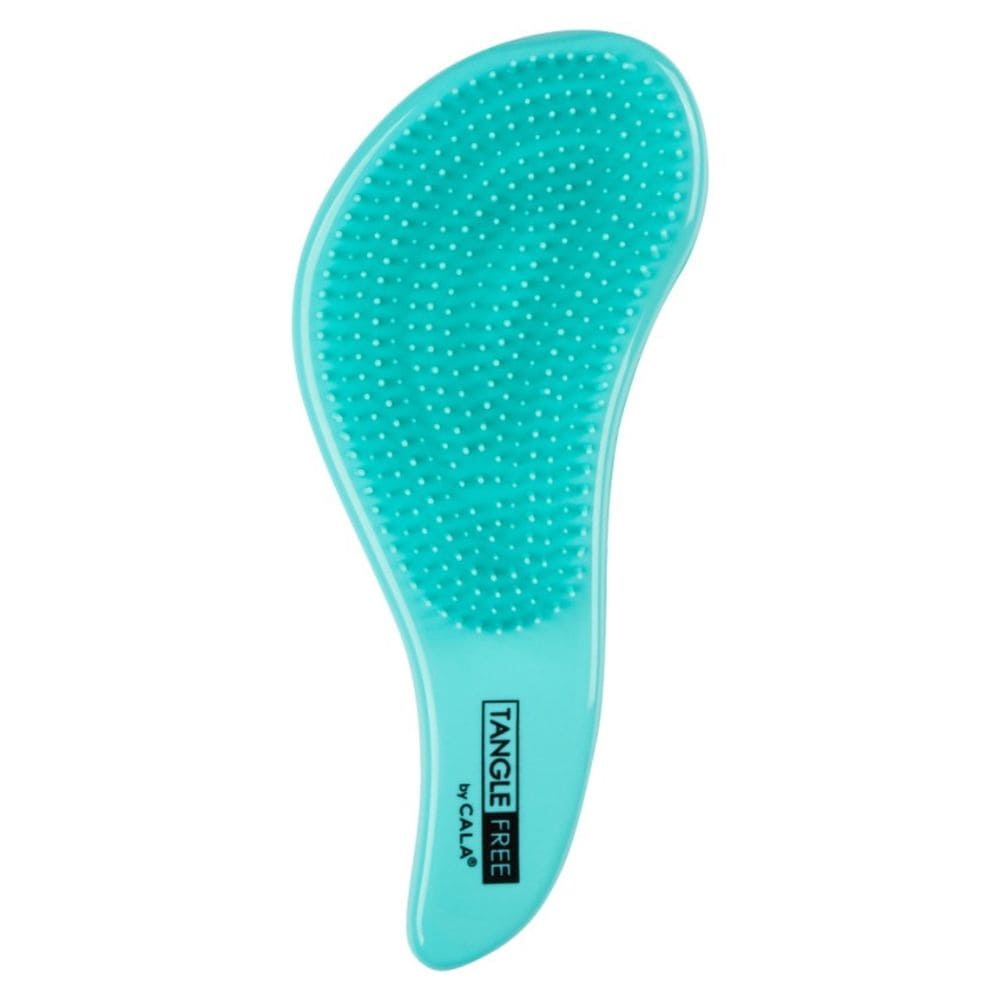 Perie pentru Descalcirea Parului Uscat & Umed CALA Tangle Free Hair Brush - Teal Blue