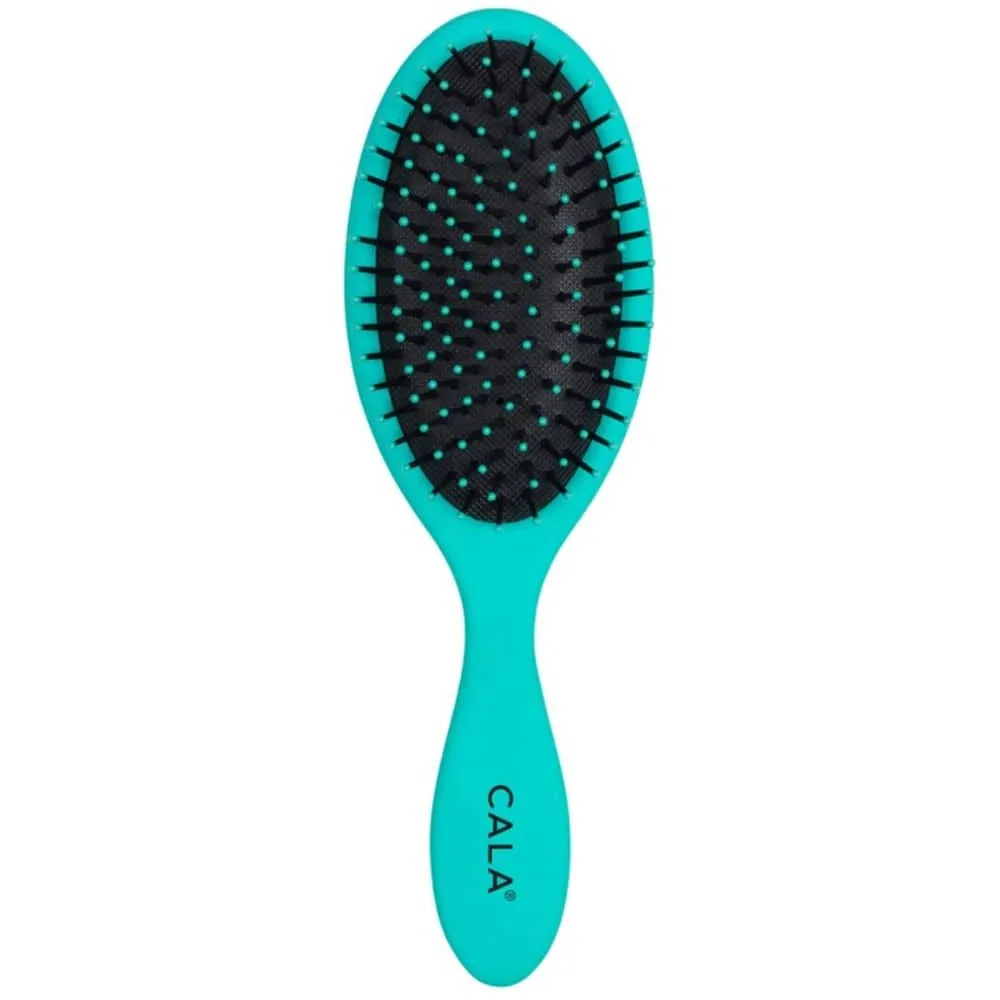Perie pentru Par Umed & Uscat CALA Soft Touch Oval Hair Brush - Mint