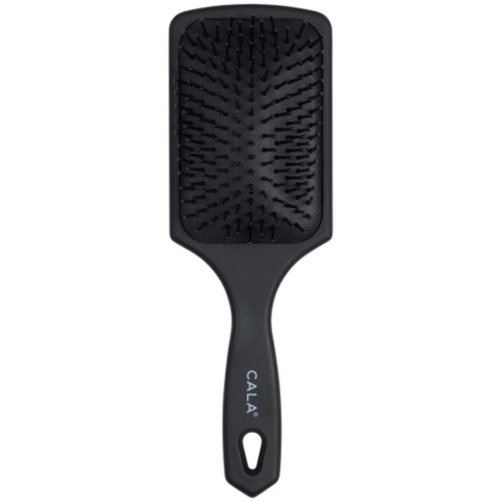 Perie pentru Par Umed & Uscat CALA Soft Touch Paddle Brush - Black