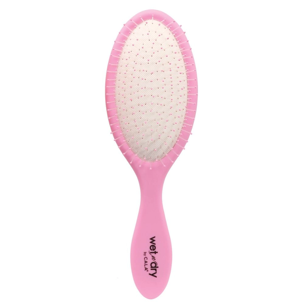 Perie pentru Parul Umed & Uscat CALA Wet-N-Dry Hair Brush - Pink