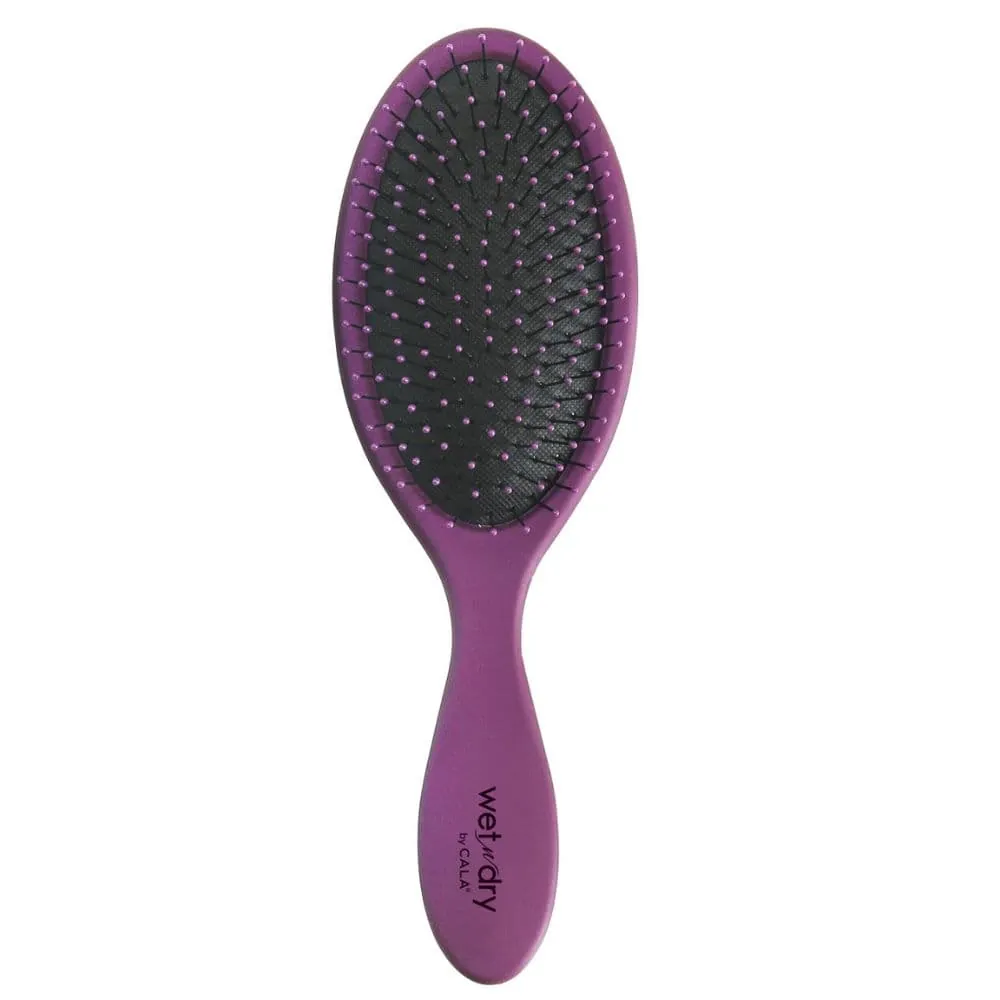 Perie pentru Parul Umed & Uscat CALA Wet-N-Dry Hair Brush - Purple