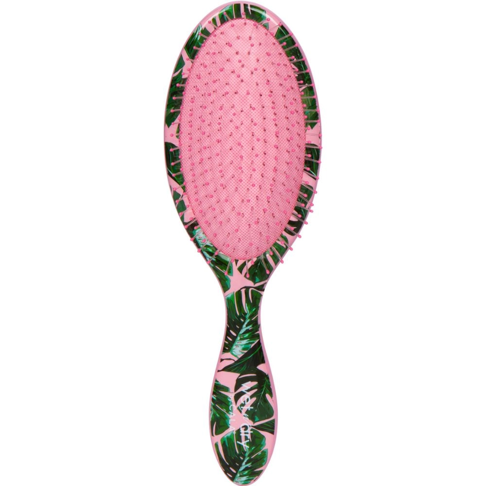 Perie pentru Parul Umed & Uscat CALA Wet-n-Dry Hair Brush - Tropical Palm