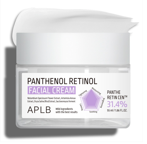 Cremă facială cu pantenol și retinol APLB Phantenol Retinol Facial Cream