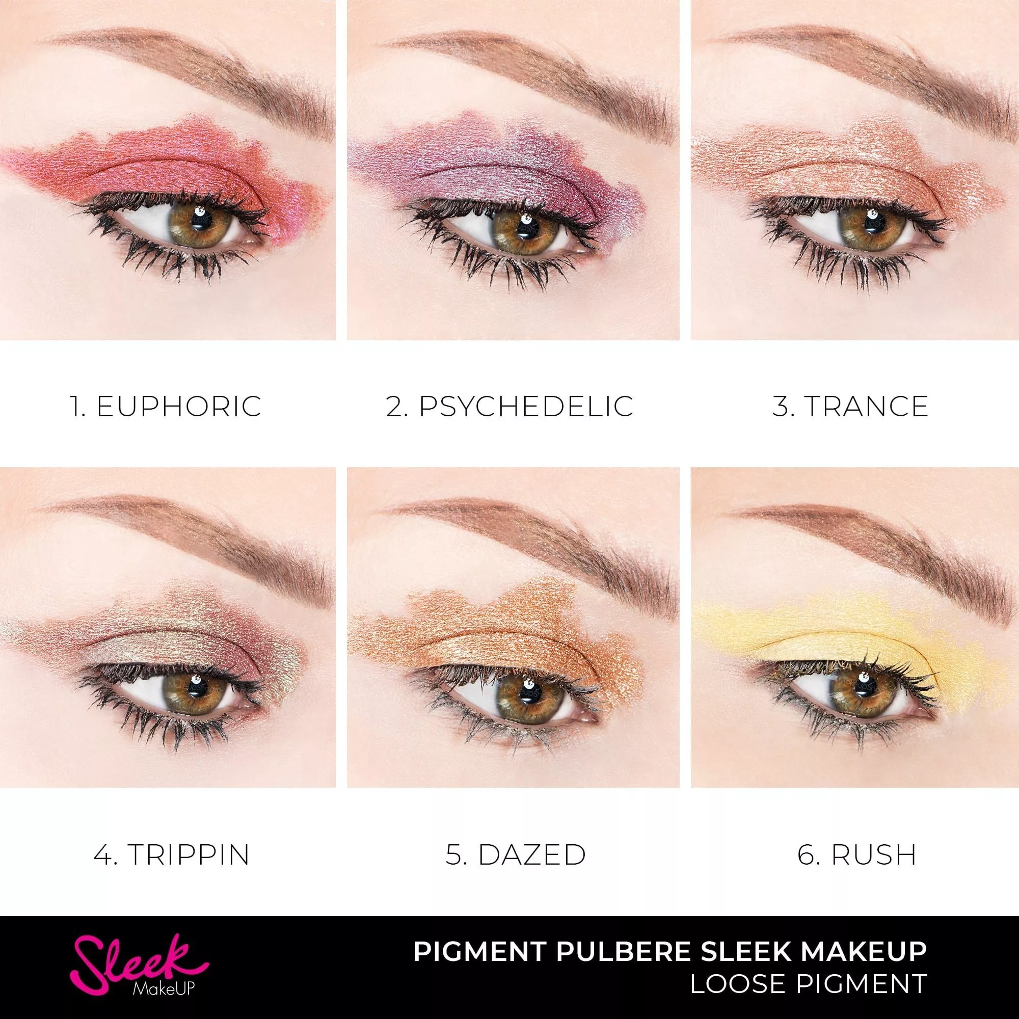 Pigment pulbere Sleek MakeUP Loose Pigment