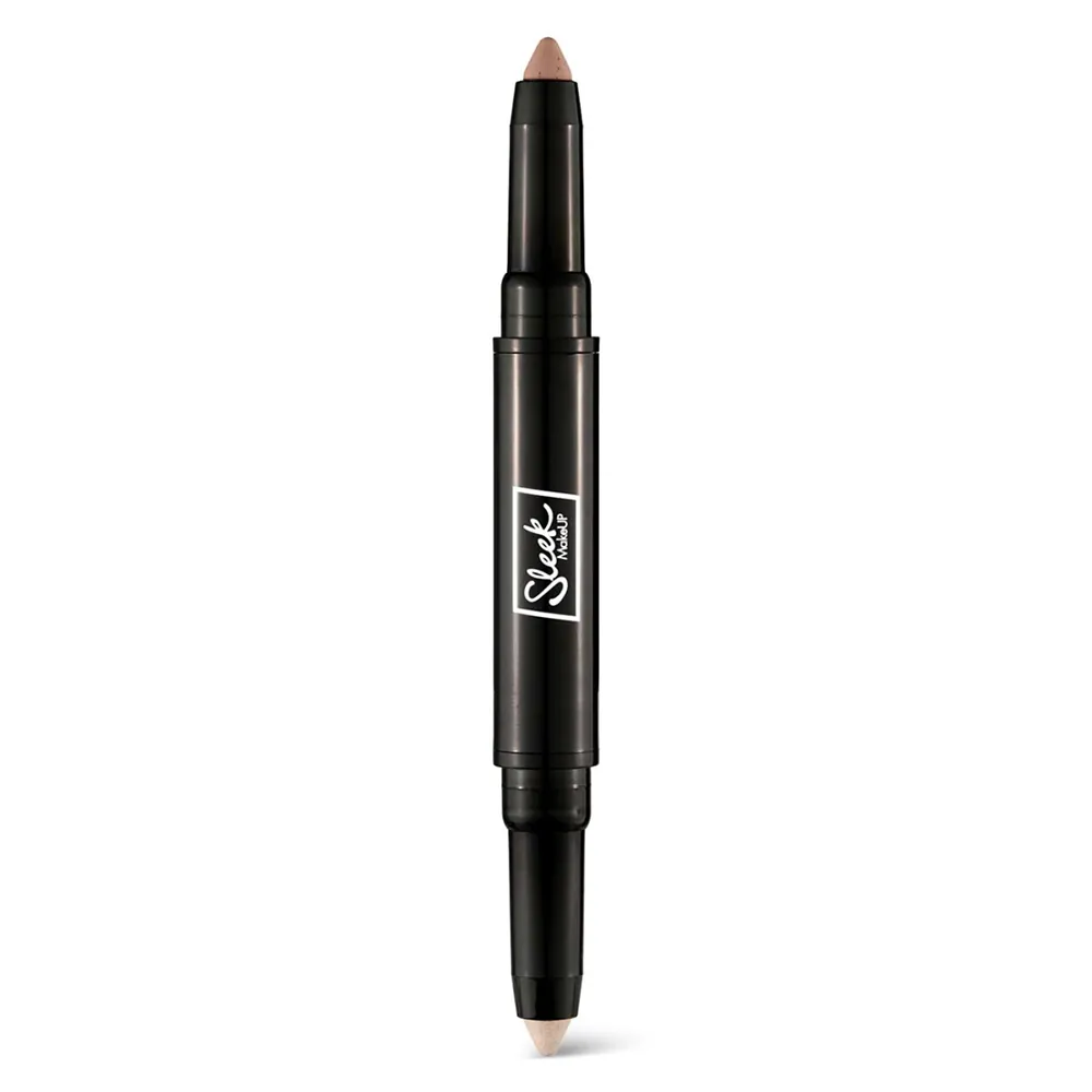 Fard de ochi Sleek MakeUP i-Divine All Day Dual Ended Shadow Sticks Pink Dawning