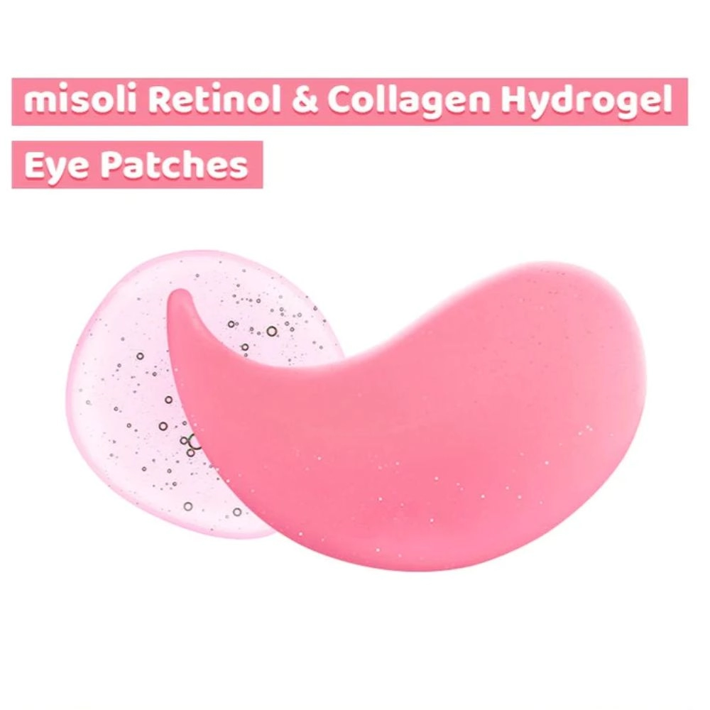 Plasturi Anti-Rid pentru Zona Ochilor cu Retinol & Colagen MISOLI Hydrogel Eye Patches