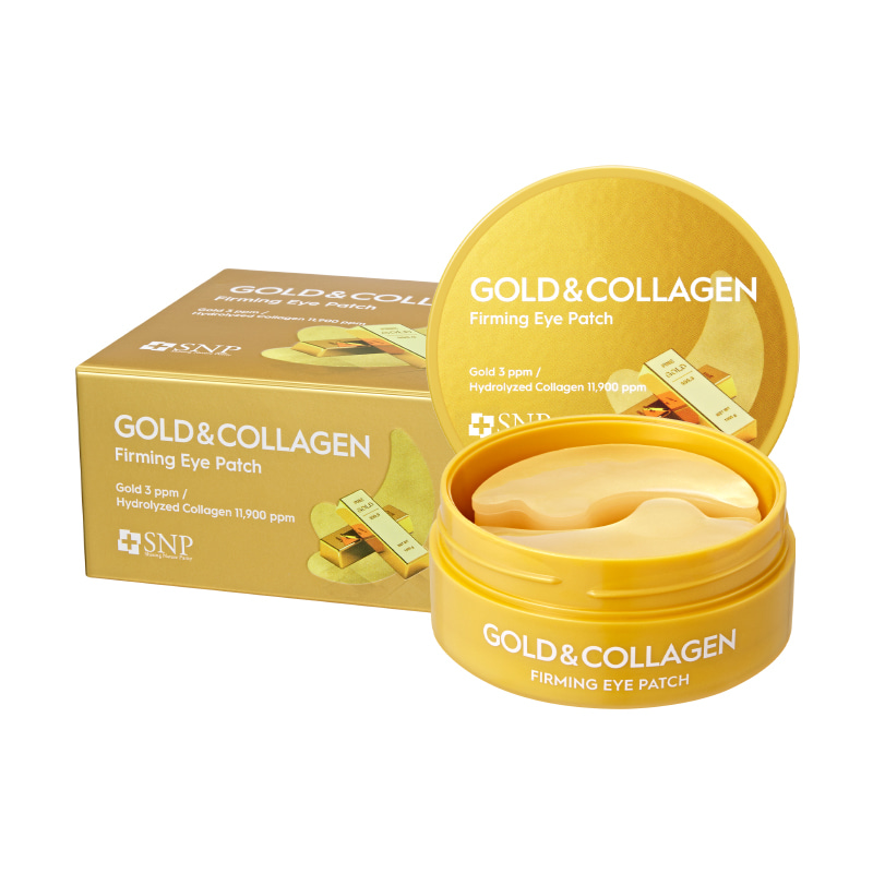 Plasturi zona ochilor SNP Gold & Collagen Firming Eye Patch