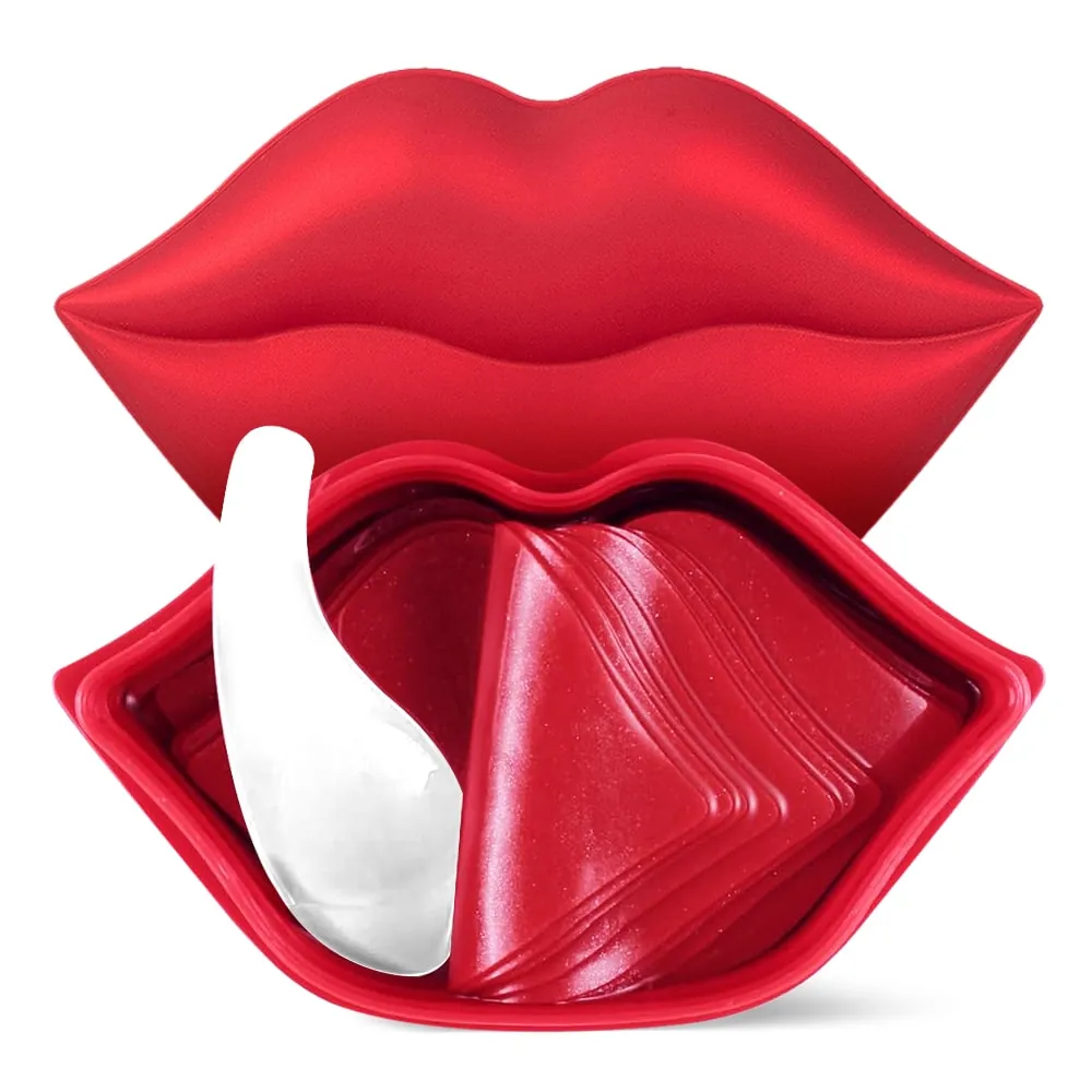 Set 20 de Masti Intens Hidratante pentru Buze Kocostar Premium Romantic Rose Lip Mask 20 Pack