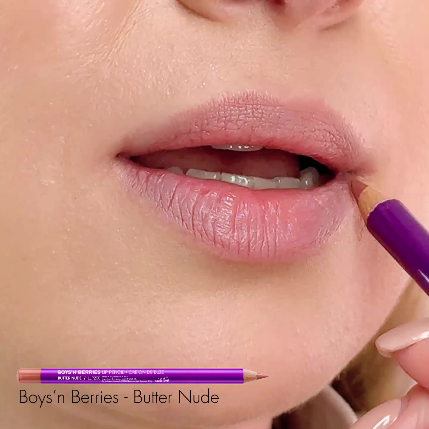 Videoclip Creion Buze Boys`n Berries Pro Lip Liner Pencil Cardinal