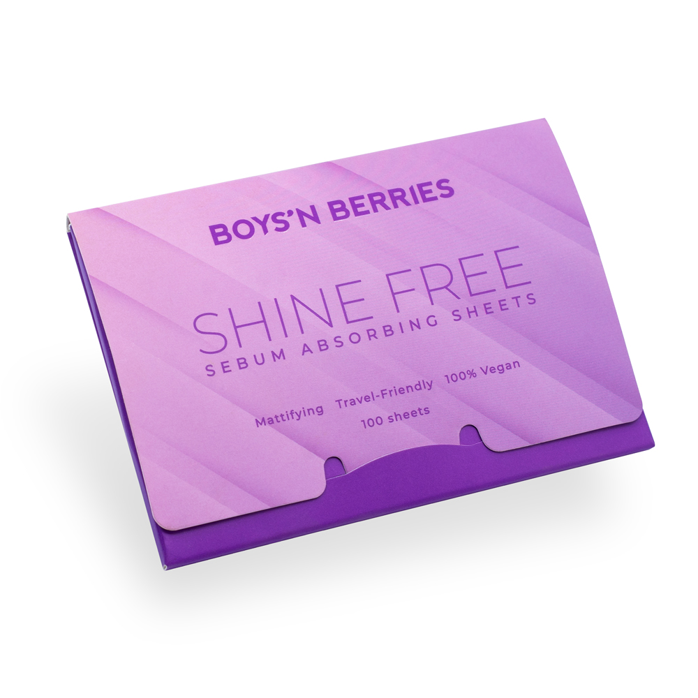 Servetele Matifiante Boys`n Berries Shine Free Sebum Absorbing Sheets