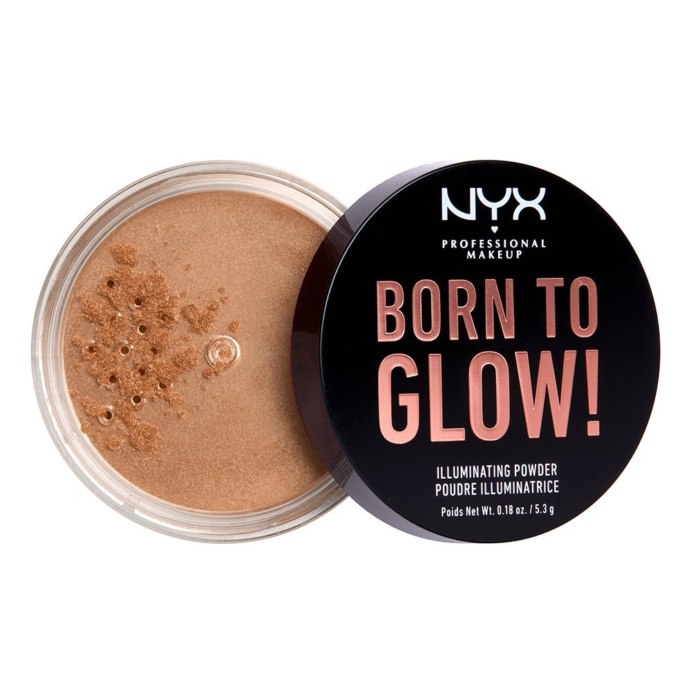 Pudra Iluminatoare NYX Professional Makeup Born To Glow Illuminating Powder Warm Strobe