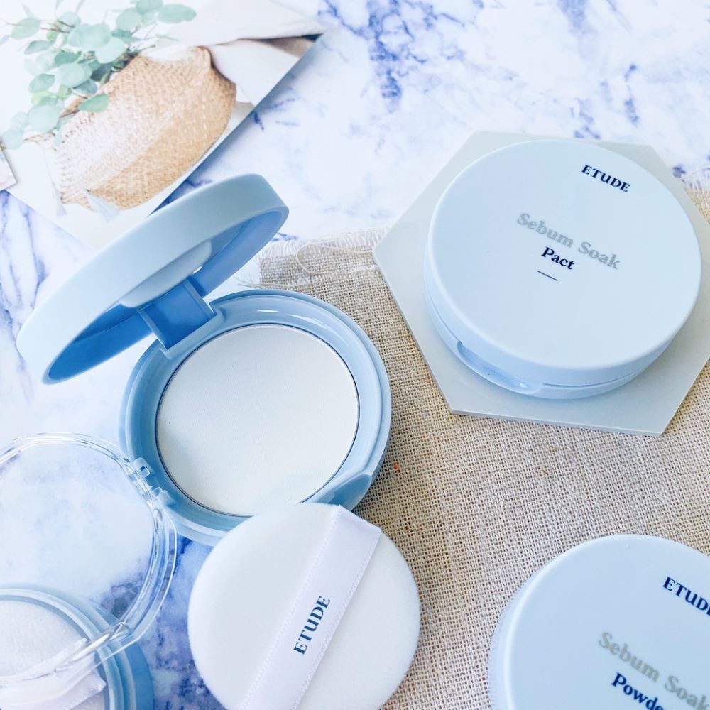 Pudra Compacta Anti-Sebum Etude House Sebum Soak Pact