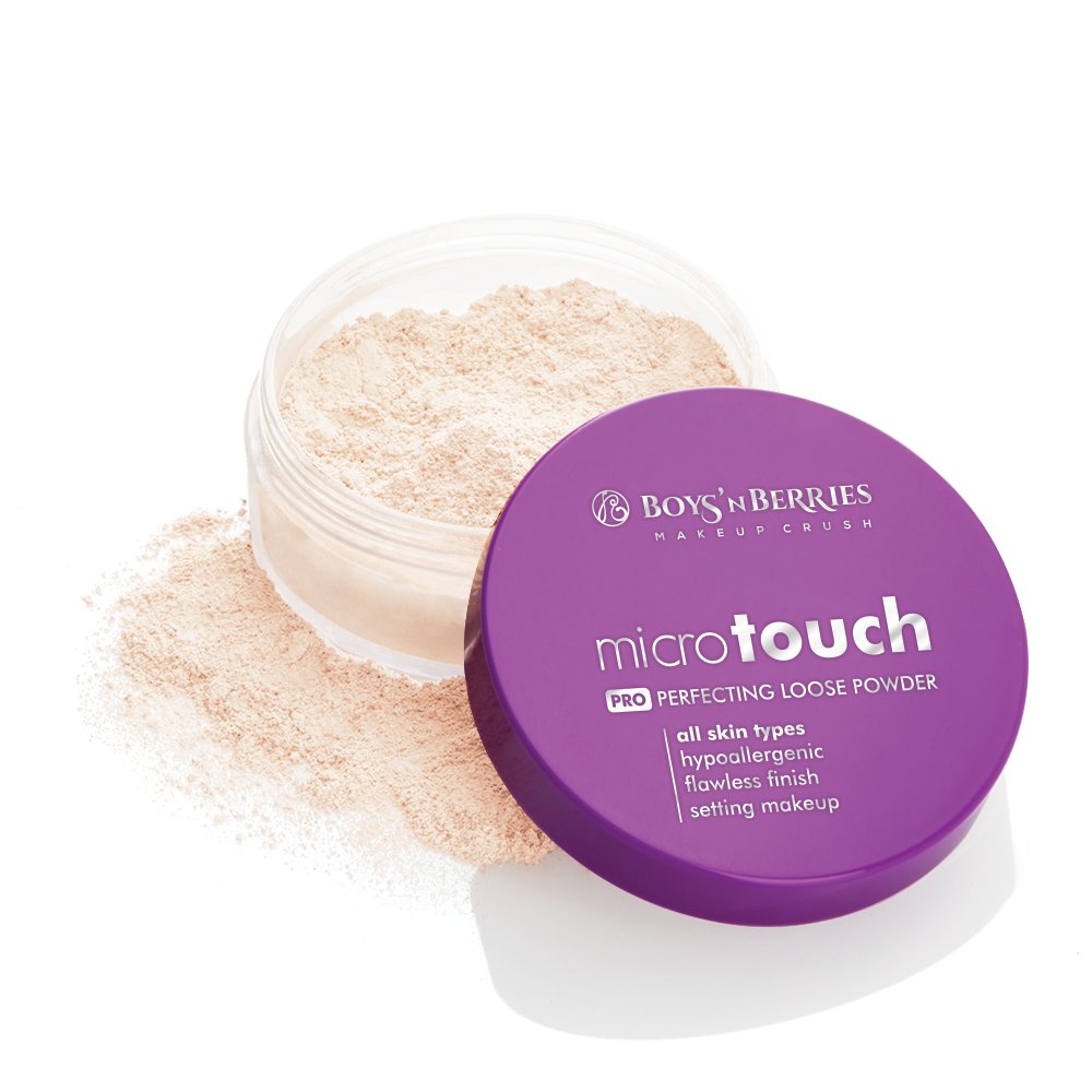 Pudra pulbere Boys`n Berries MicroTouch Perfecting Loose Powder Ivory