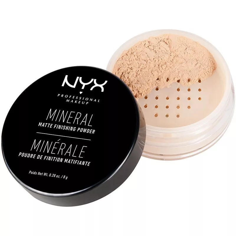 Pudra pulbere NYX Professional Makeup Mineral Finishing Powder Light Medium