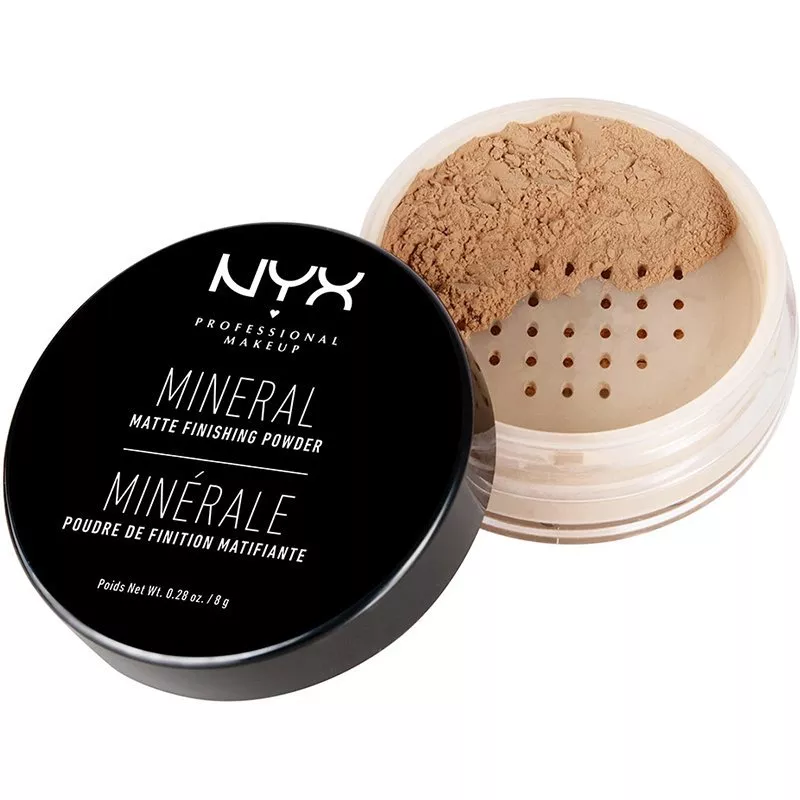 Pudra pulbere NYX Professional Makeup Mineral Finishing Powder Medium Dark