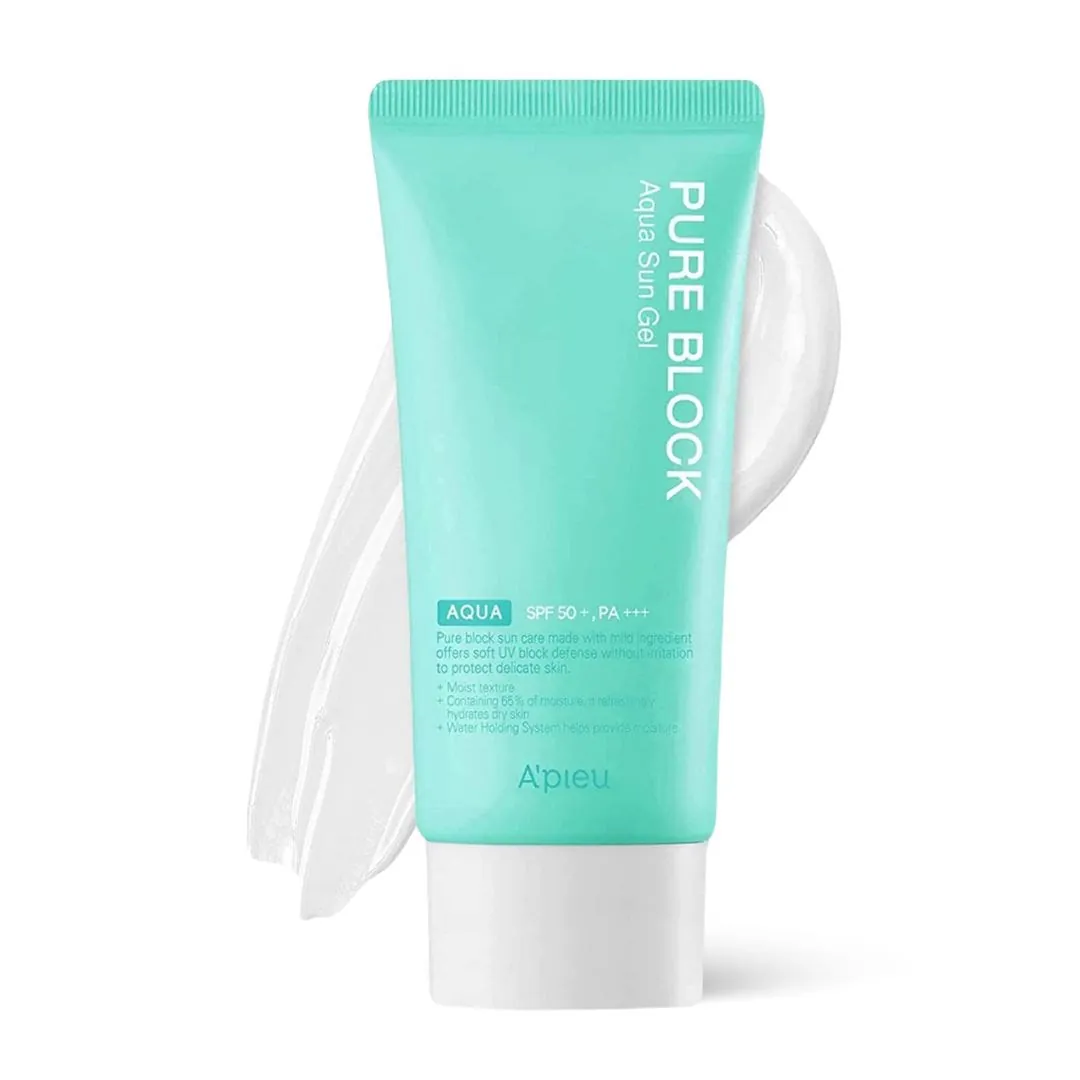 Crema cu Protectie Solara Apieu Pure Block Aqua Sun Gel SPF50+ PA+++