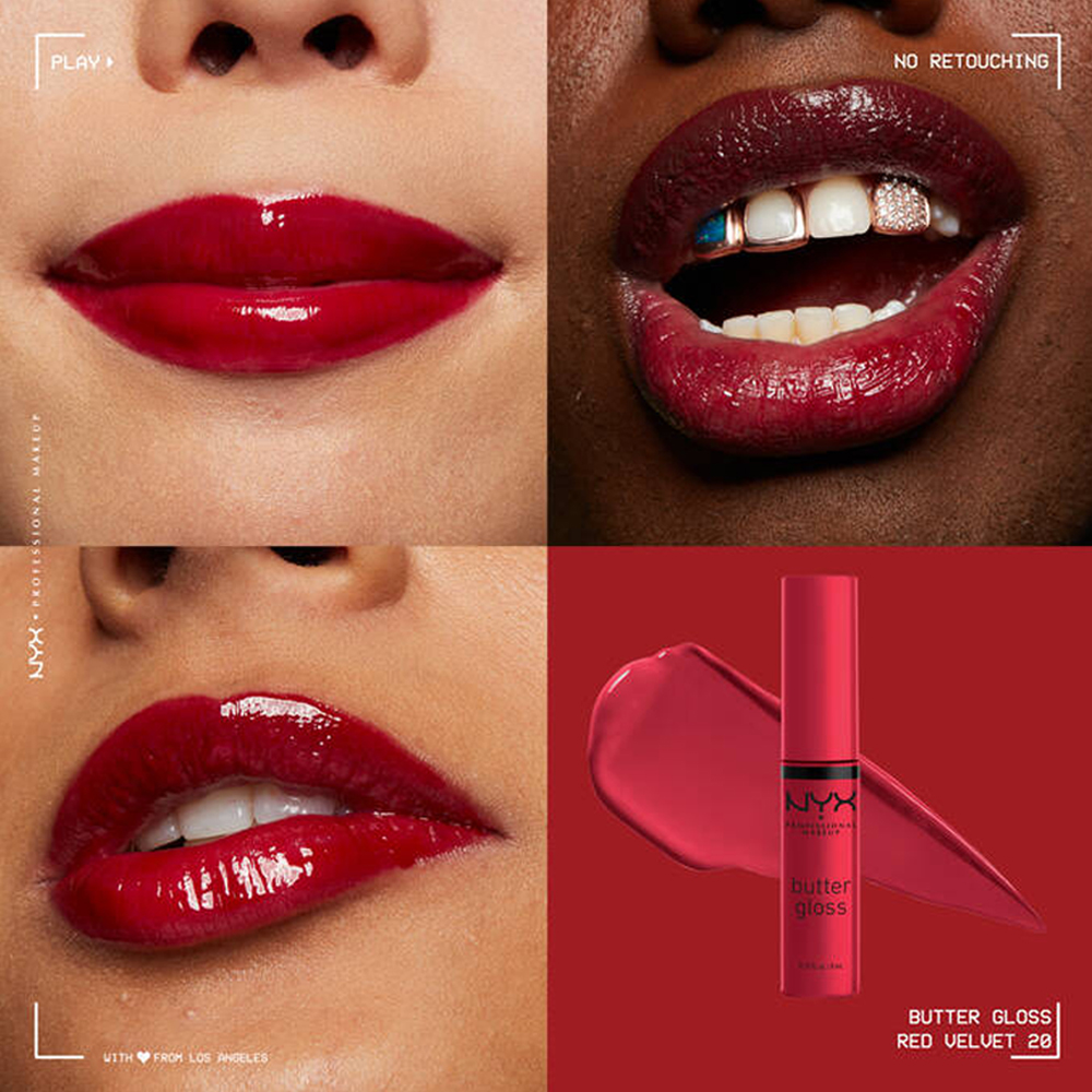 Luciu buze NYX Professional Makeup Butter Gloss Red Velvet