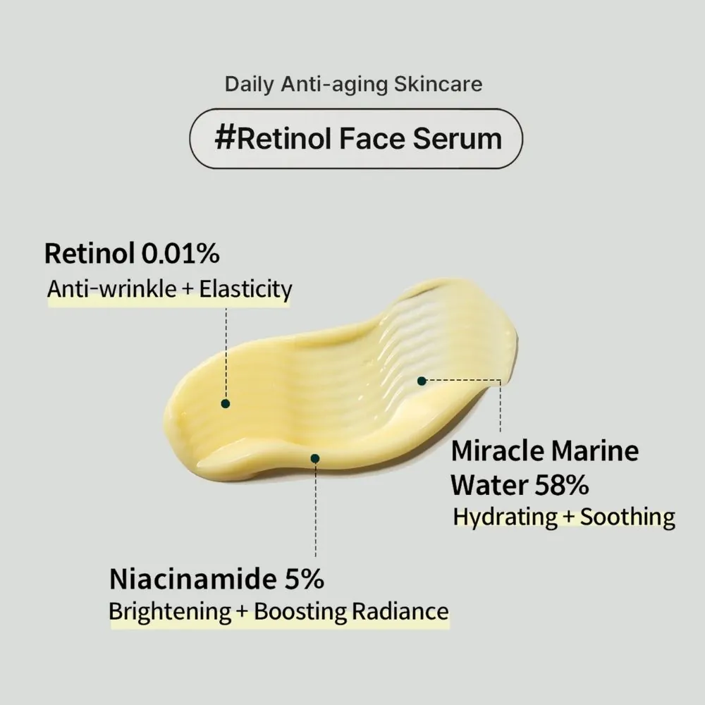 Ser cu Retinol Heimish Marine Care Retinol for Face Serum