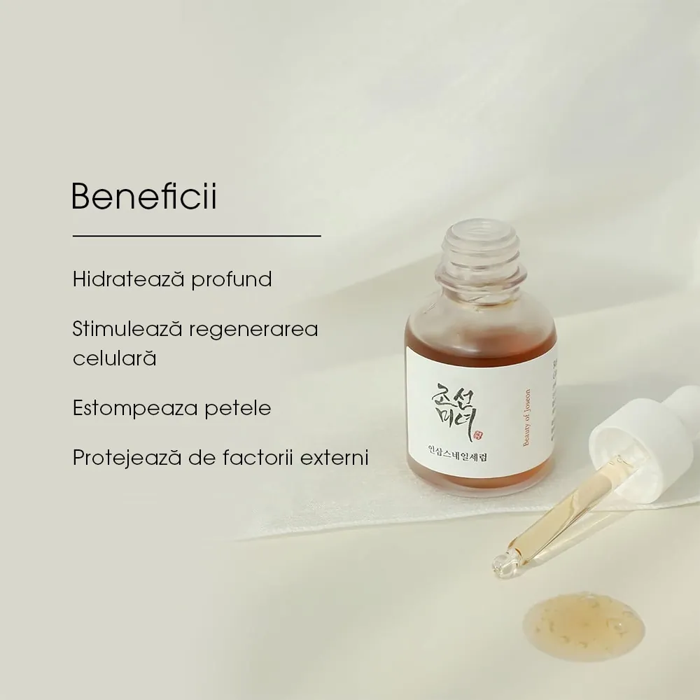 Ser Revitalizant cu Ginseng si Mucina de Melc Beauty of Joseon Revive Serum