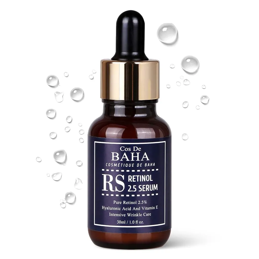 Ser cu Retinol Pur 2.5% - Cos DE BAHA Retinol 2.5% Facial Serum with Vitamin E 30ml RS