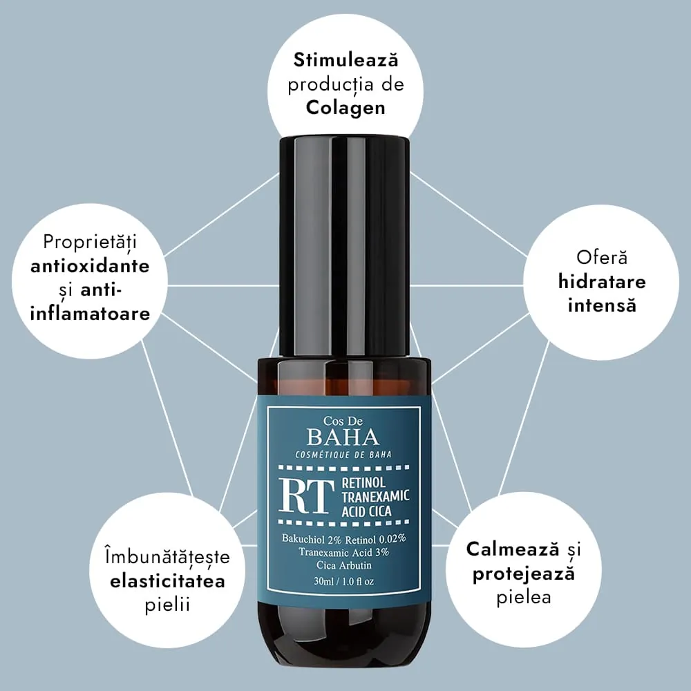 Ser cu retinol și acid tranexamic - Cos DE BAHA Retinol & Tranexamic Acid Cica Serum