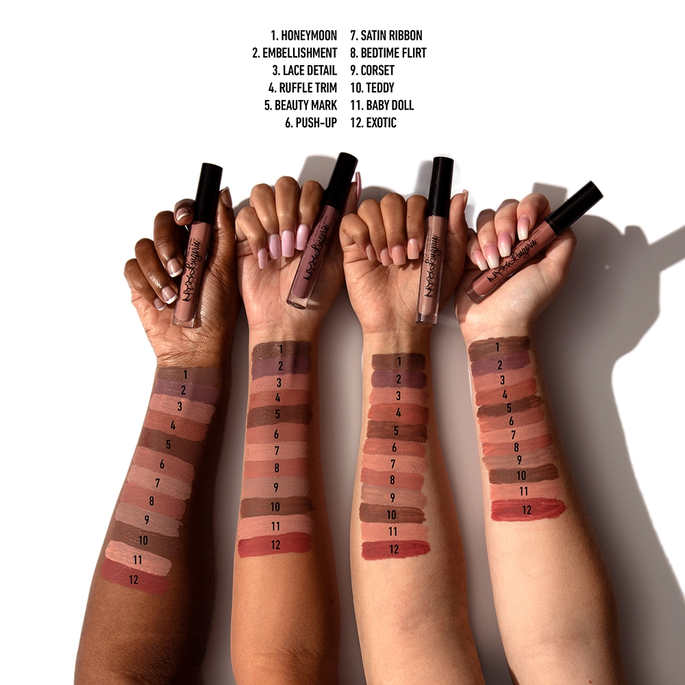 Ruj lichid mat NYX Professional Makeup Lingerie