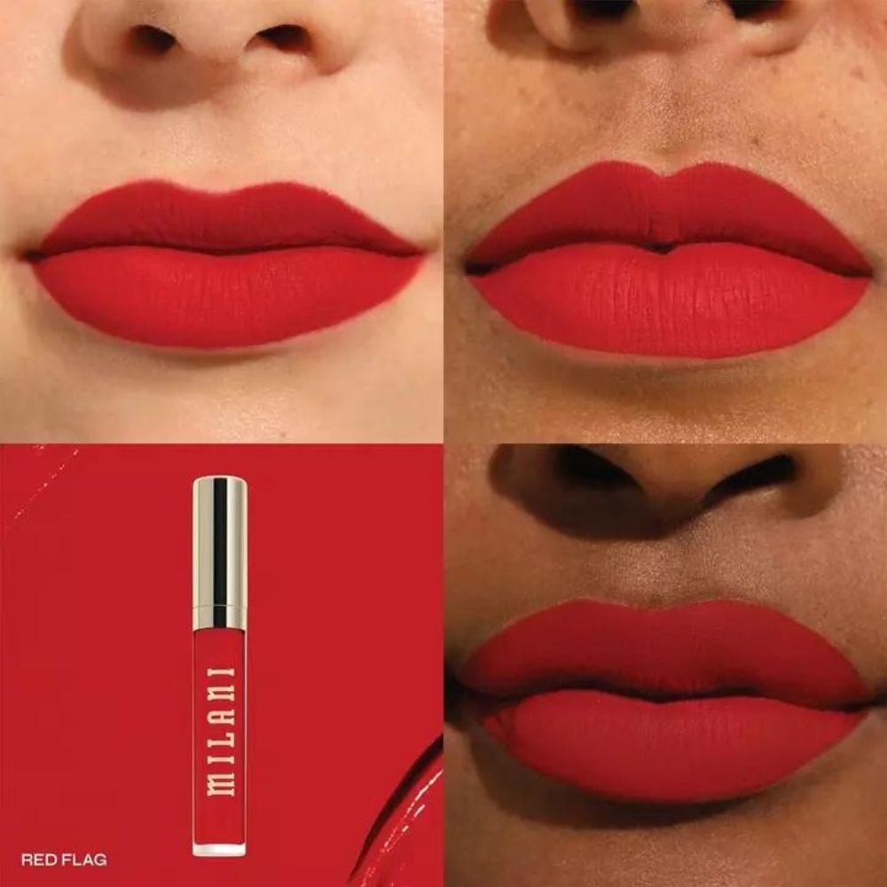 Ruj Lichid Milani Stay Put Longwear Lipstick Red Flag