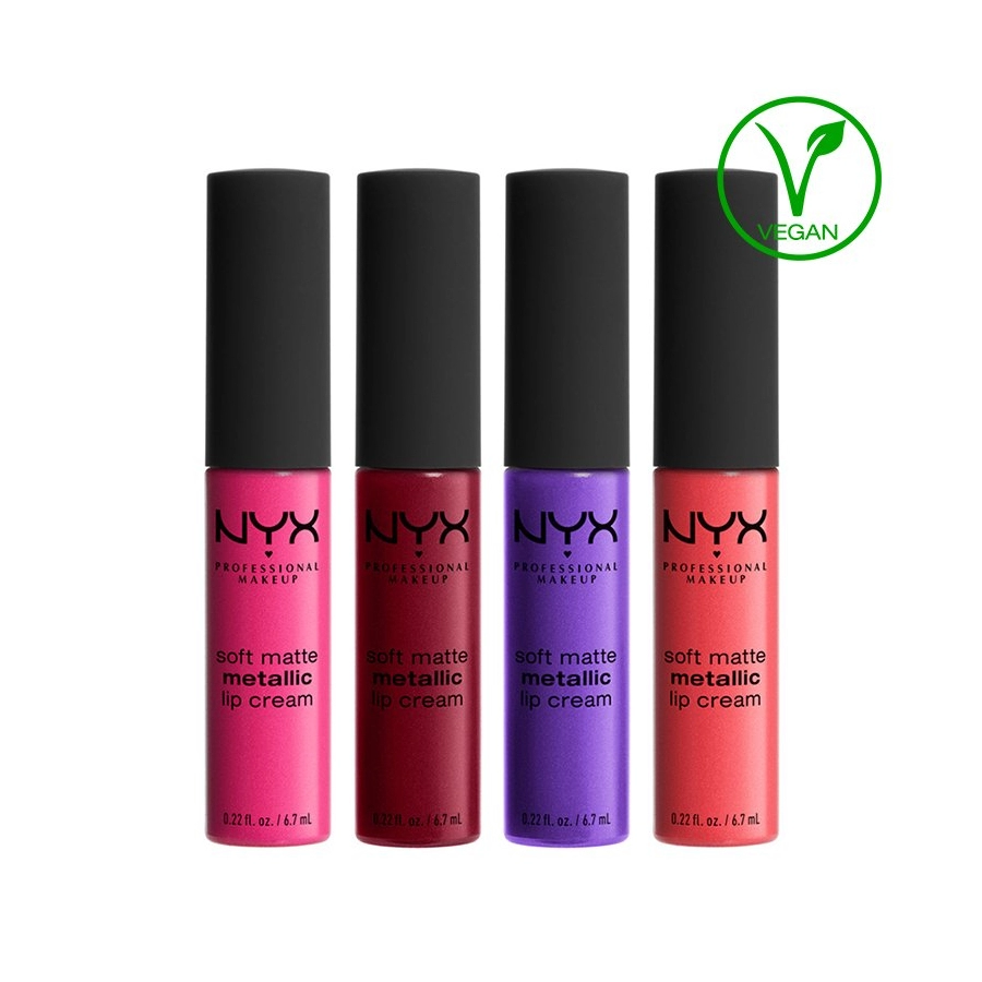 Ruj NYX Professional Makeup Soft Matte Metallic Lip Cream