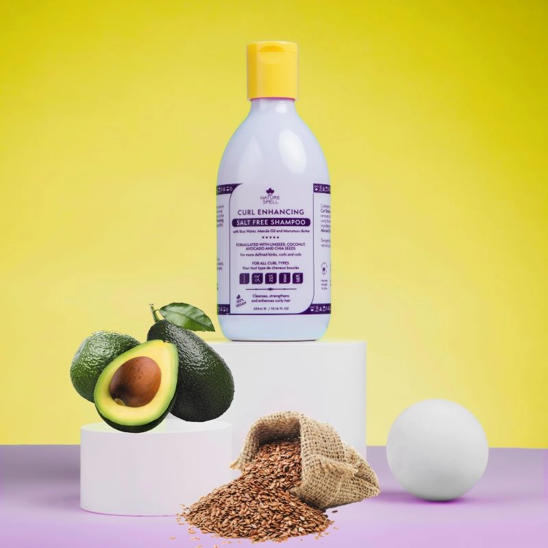 Sampon pentru Par Cret & Ondulat Nature Spell Curl Enhancing Salt Free Shampoo