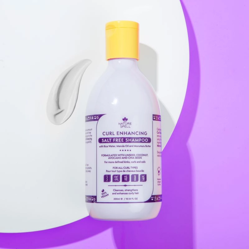 Sampon pentru Par Cret & Ondulat Nature Spell Curl Enhancing Salt Free Shampoo