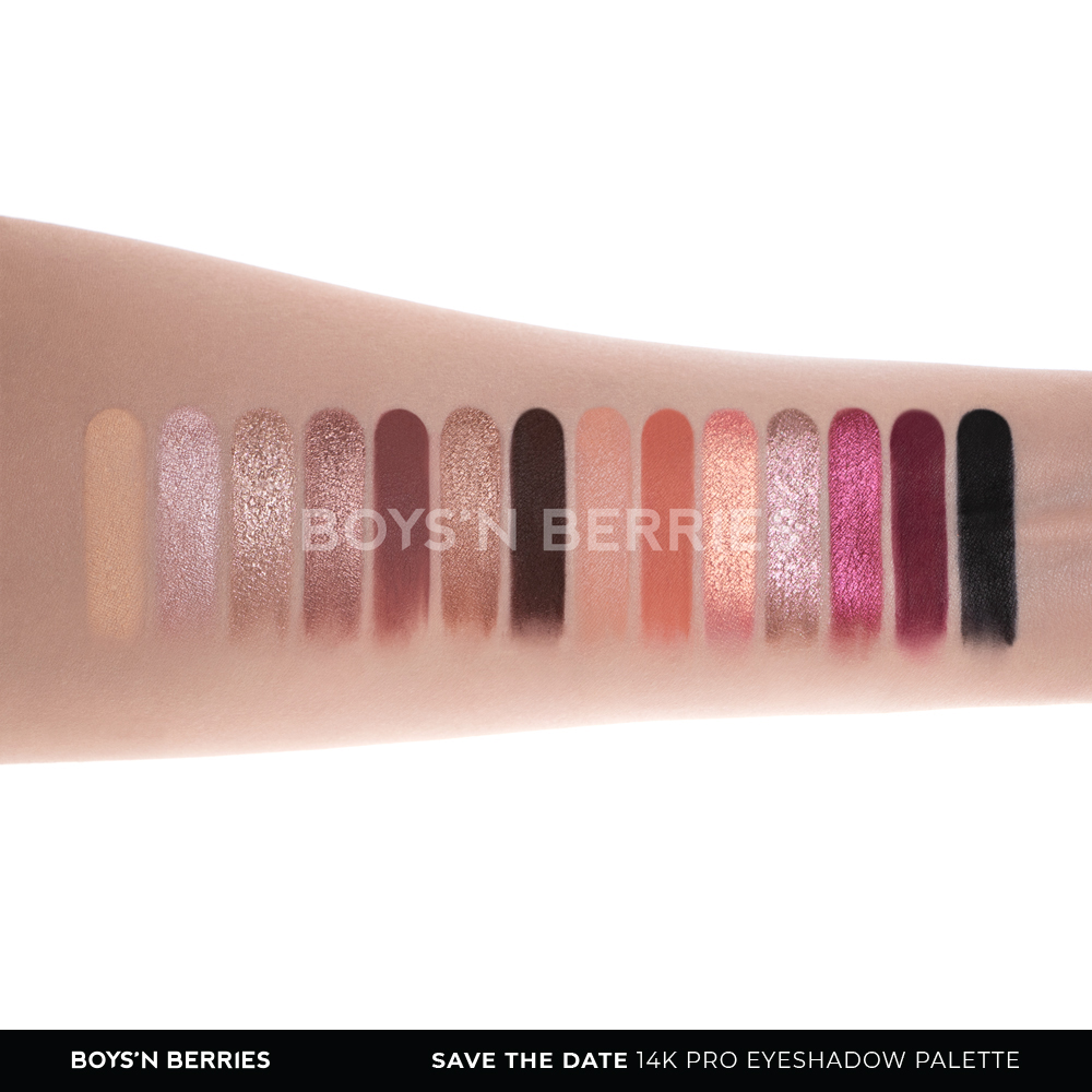 Paleta farduri Boys`n Berries 14K Pro Eyeshadow Palette Save The Date