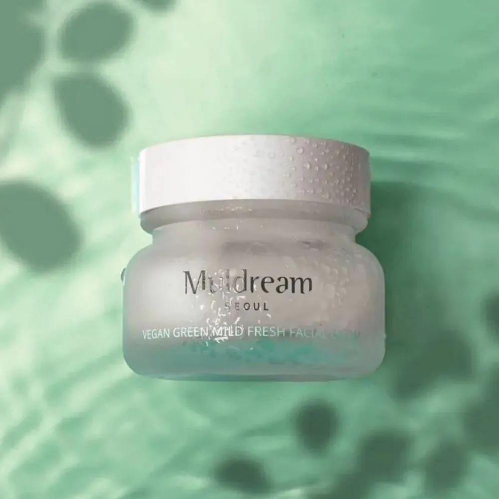 Crema Hidratanta - Sebum Control - Muldream Vegan Green Mild Fresh Facial Cream