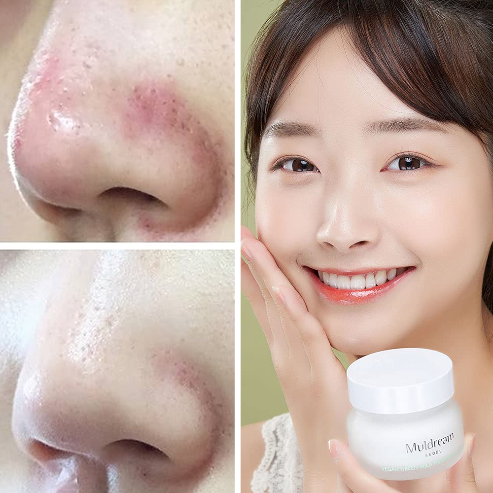 Crema Hidratanta - Sebum Control - Muldream Vegan Green Mild Fresh Facial Cream