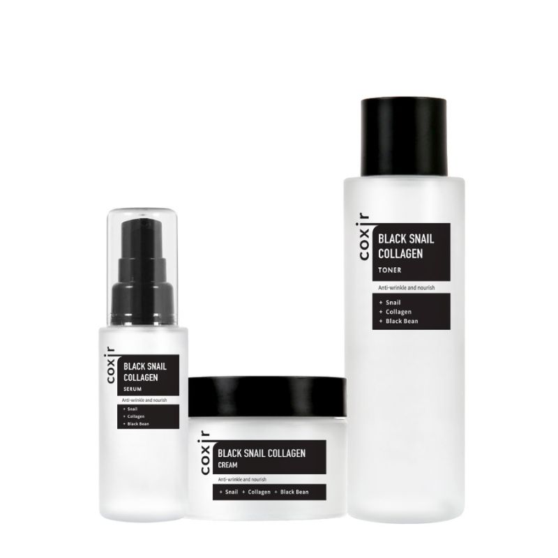 Ser Concentrat Anti-Rid cu Colagen COXIR Black Snail Collagen Serum