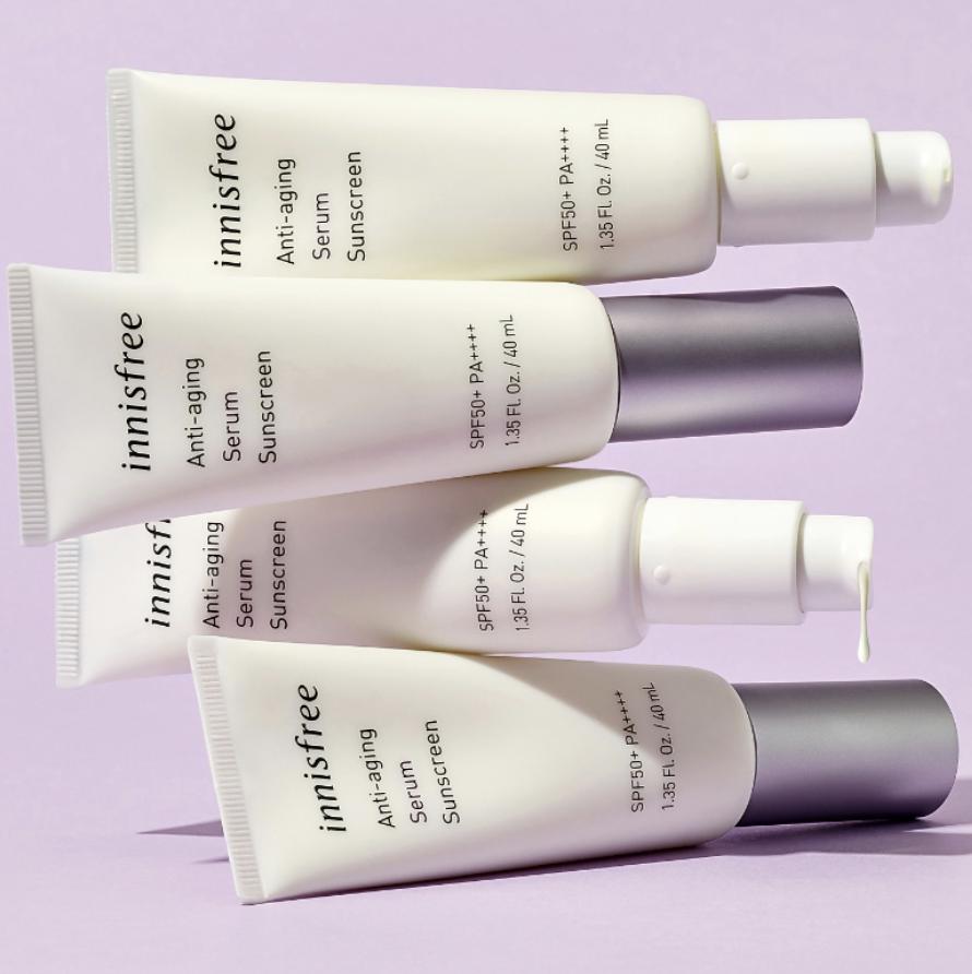 Ser cu Protectie Solara Anti-Rid Innisfree Anti-aging Serum Sunscreen SPF50+ PA++++