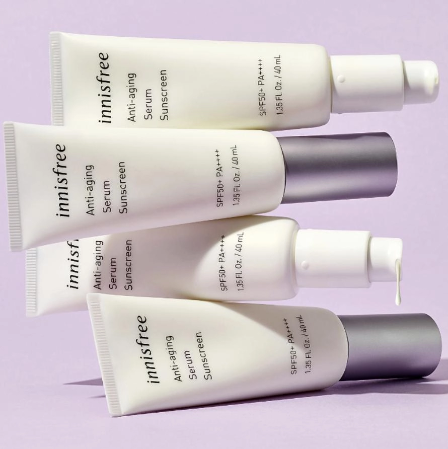 Ser cu Protectie Solara Anti-Rid Innisfree Anti-aging Serum Sunscreen SPF50+ PA++++