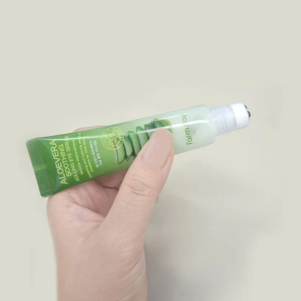 Ser Hidratant pentru Zona Ochilor cu Aloe Vera Farmstay Rolling Eye Serum
