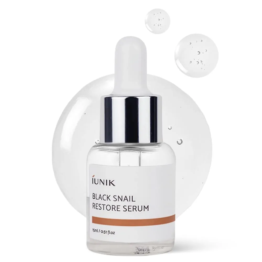 Ser Regenerant Iunik Black Snail Restore Serum Travel Size