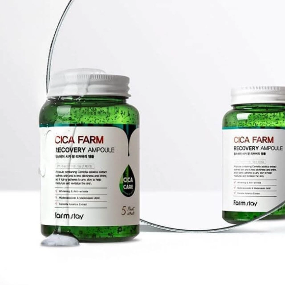 Ser Reparator Hidratant & Calmant Farmstay Cica Farm Recovery Ampoule