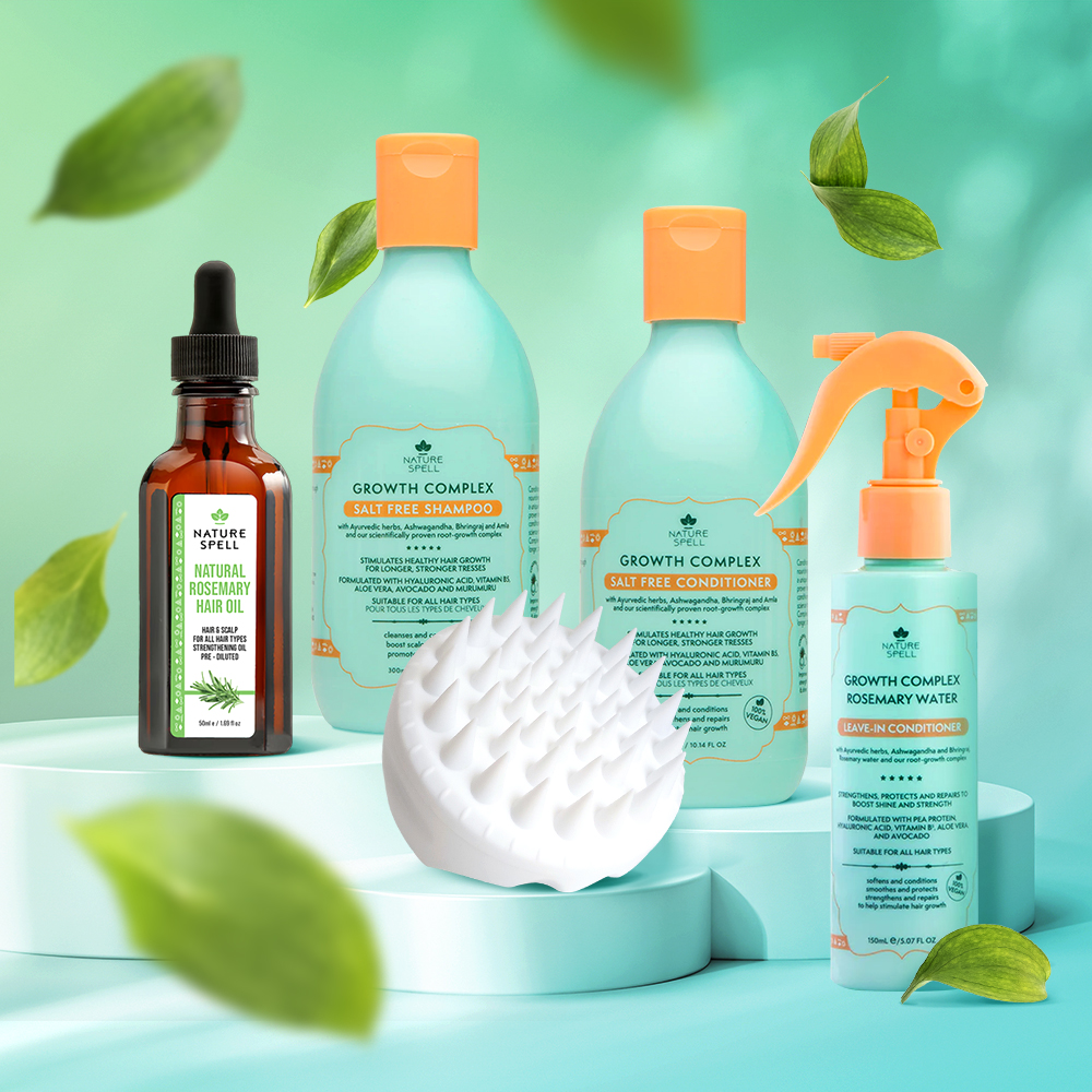 Set pentru cresterea parului cu rozmarin Nature Spell Natural Hair Growth