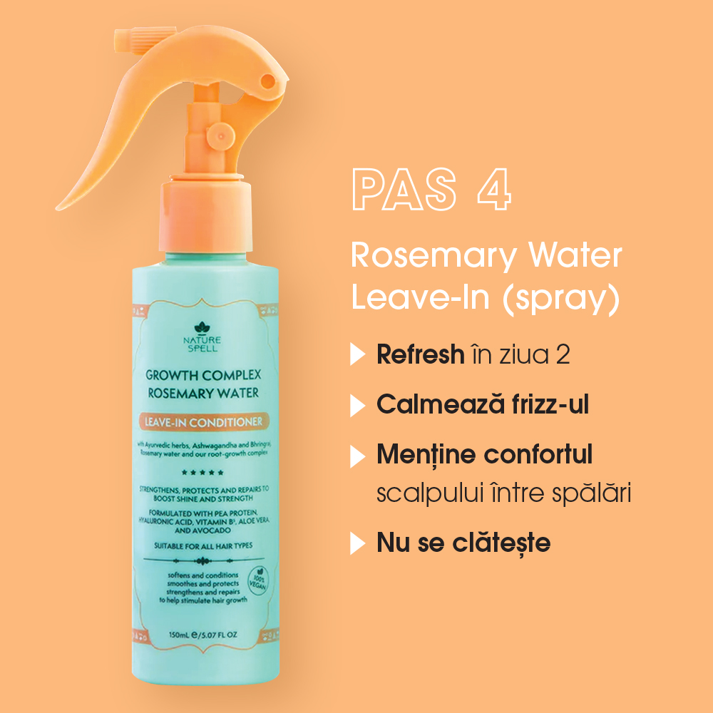 Set pentru cresterea parului cu rozmarin Nature Spell Natural Hair Growth