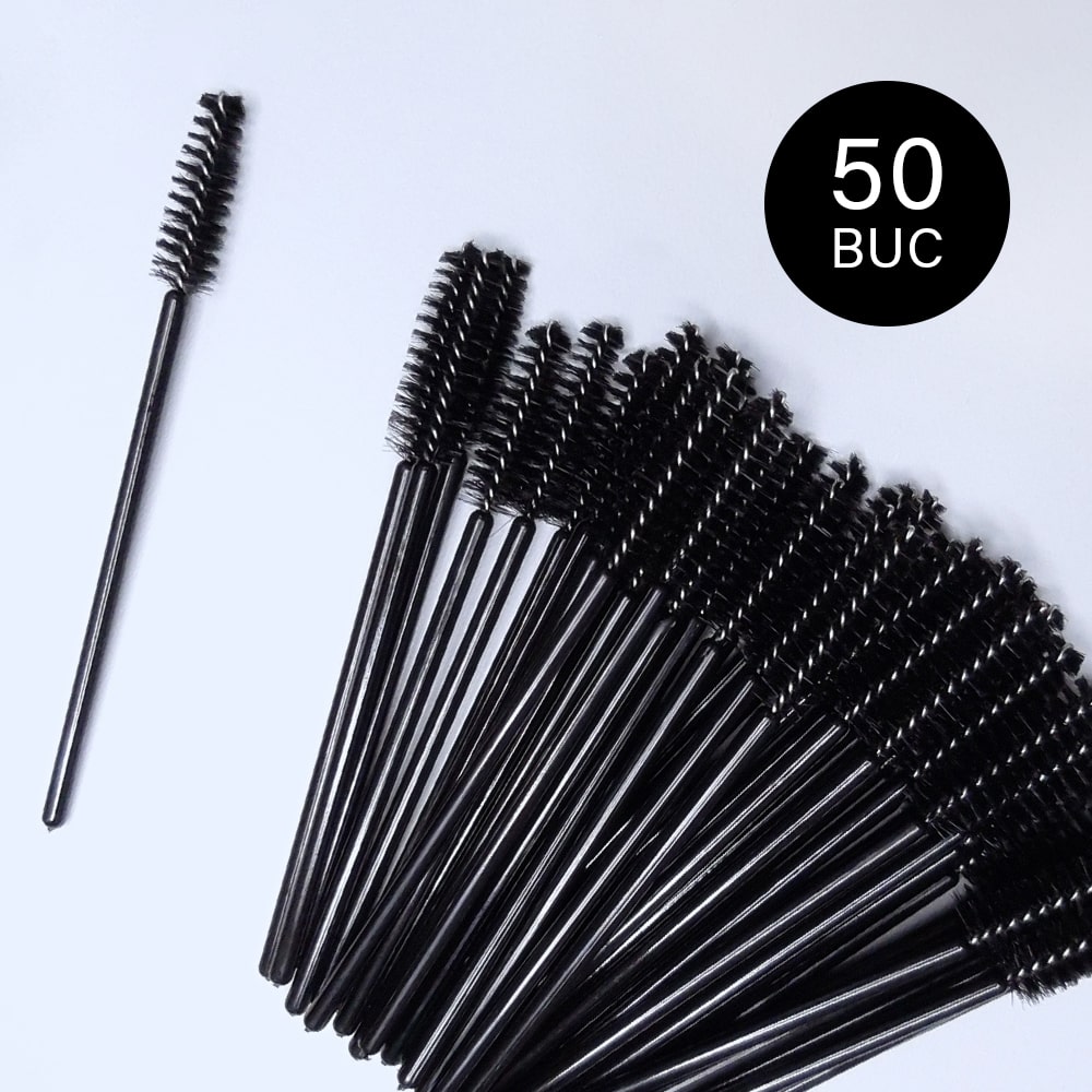 Set 50 de Periute de Unica Folosinta Blisse Mascara Brush
