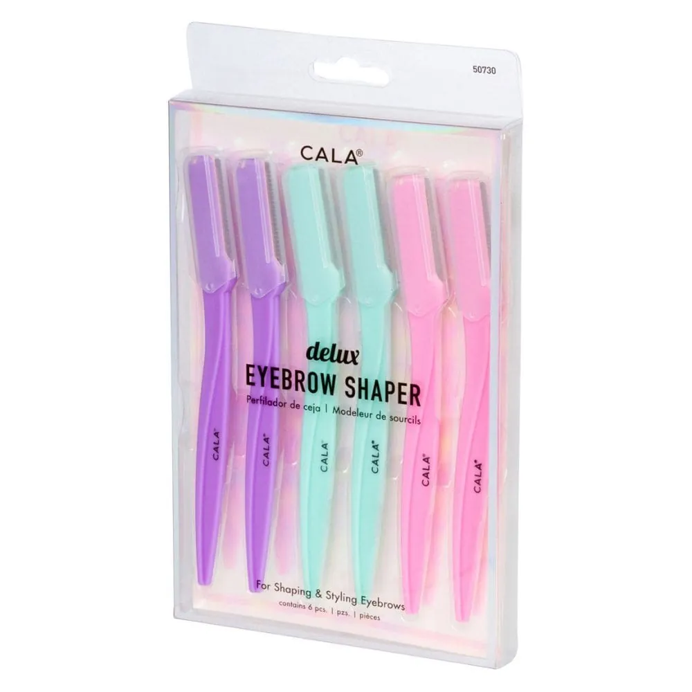 Set 6 Trimmere pentru Parul Facial Cala Delux Eyebrow Shaper