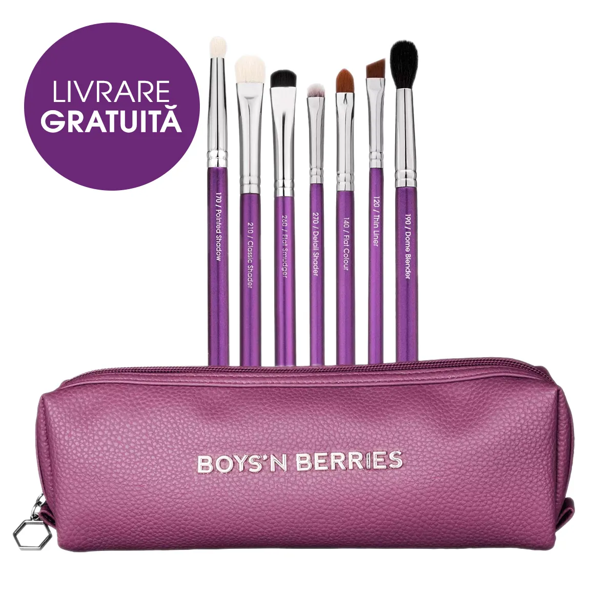 Set de pensule Boys`n Berries Complete Eye Set