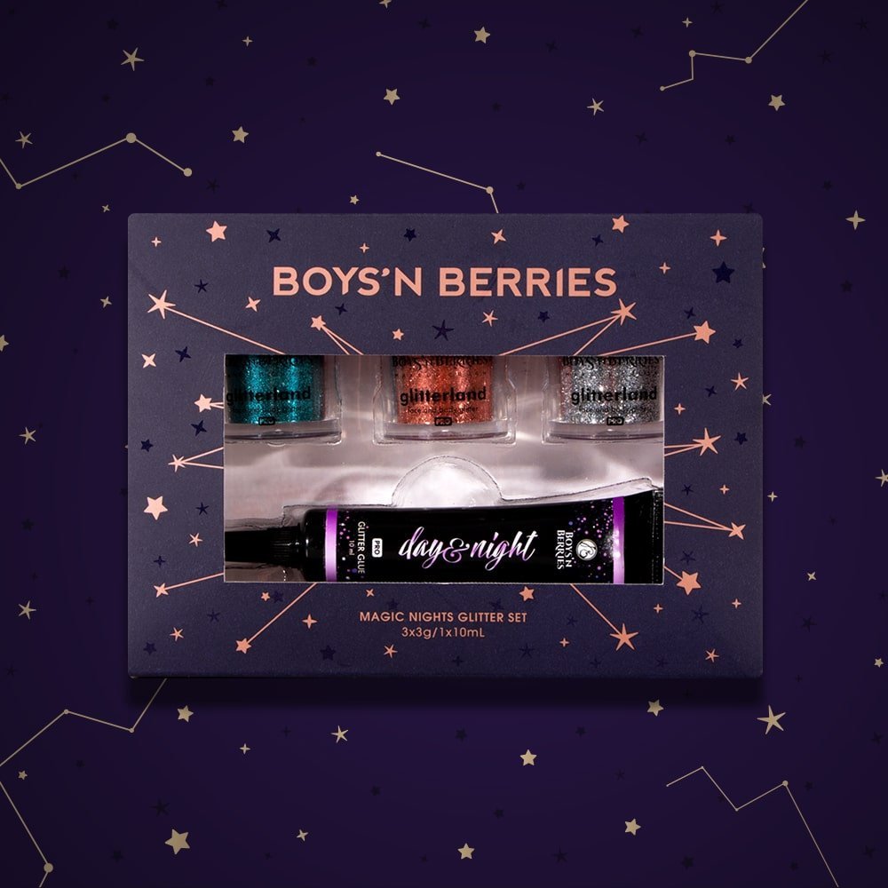 Set editie limitata Boys`n Berries Magic Nights Glitter Set 02
