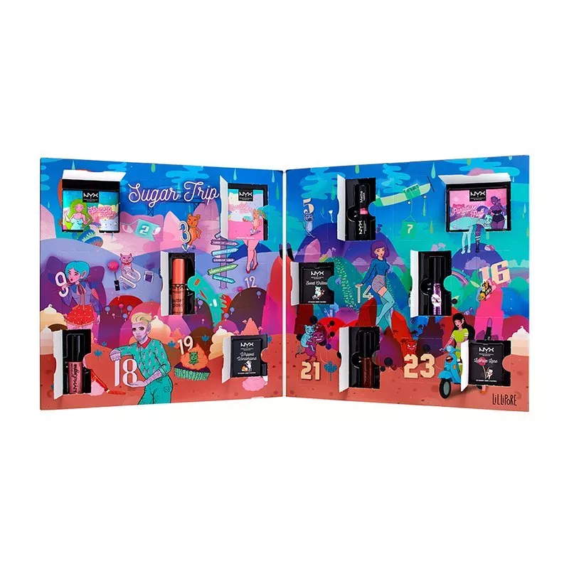 Set Machiaj NYX Professional Makeup Sugar Trip Advent Calendar (Editie Limitata)