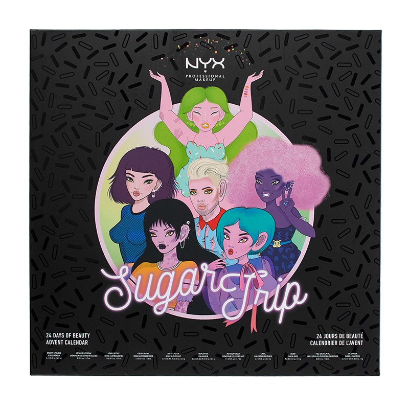 Set Machiaj NYX Professional Makeup Sugar Trip Advent Calendar (Editie Limitata)