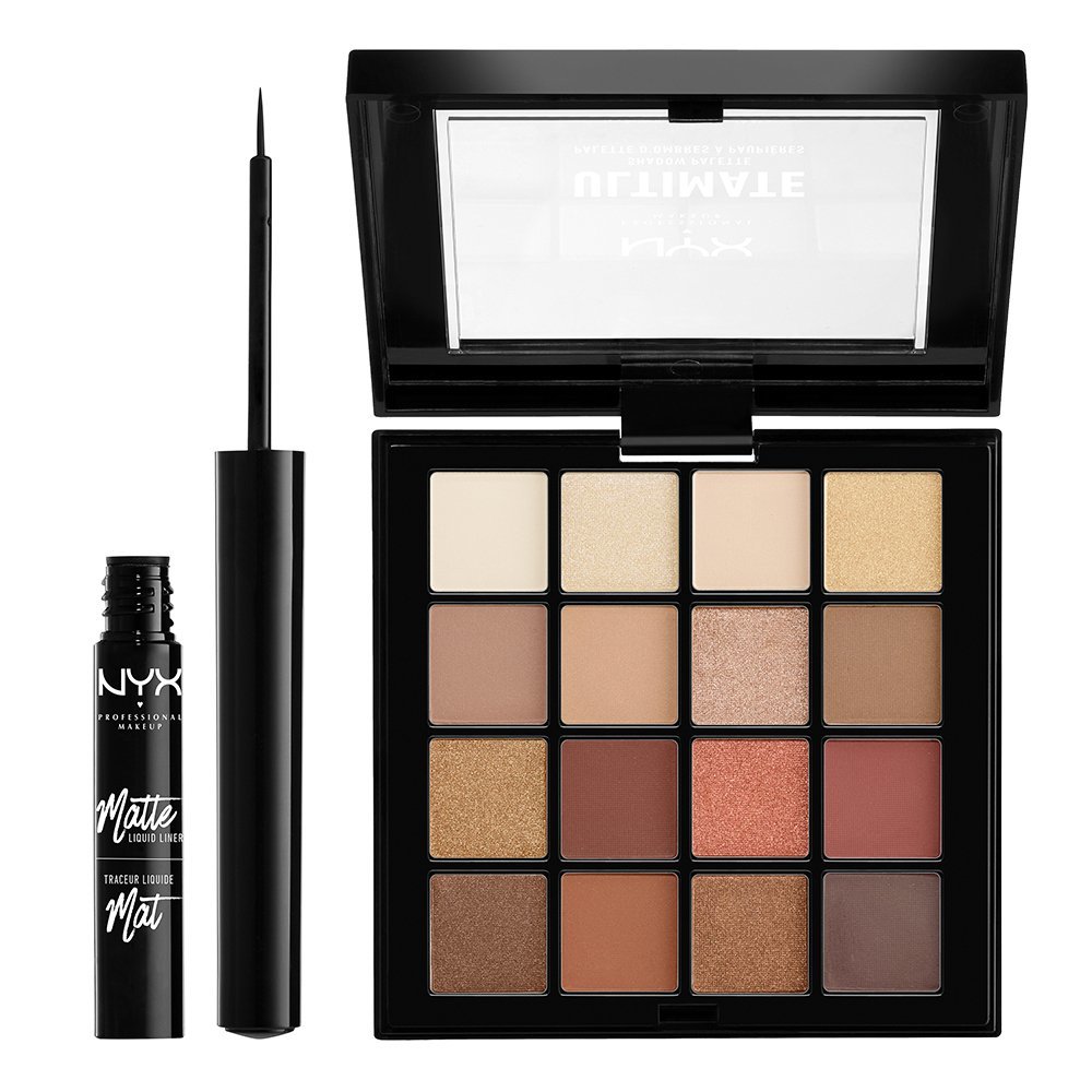 Set Ochi NYX Professional Makeup D&I Please Shadow & Liner Set 01