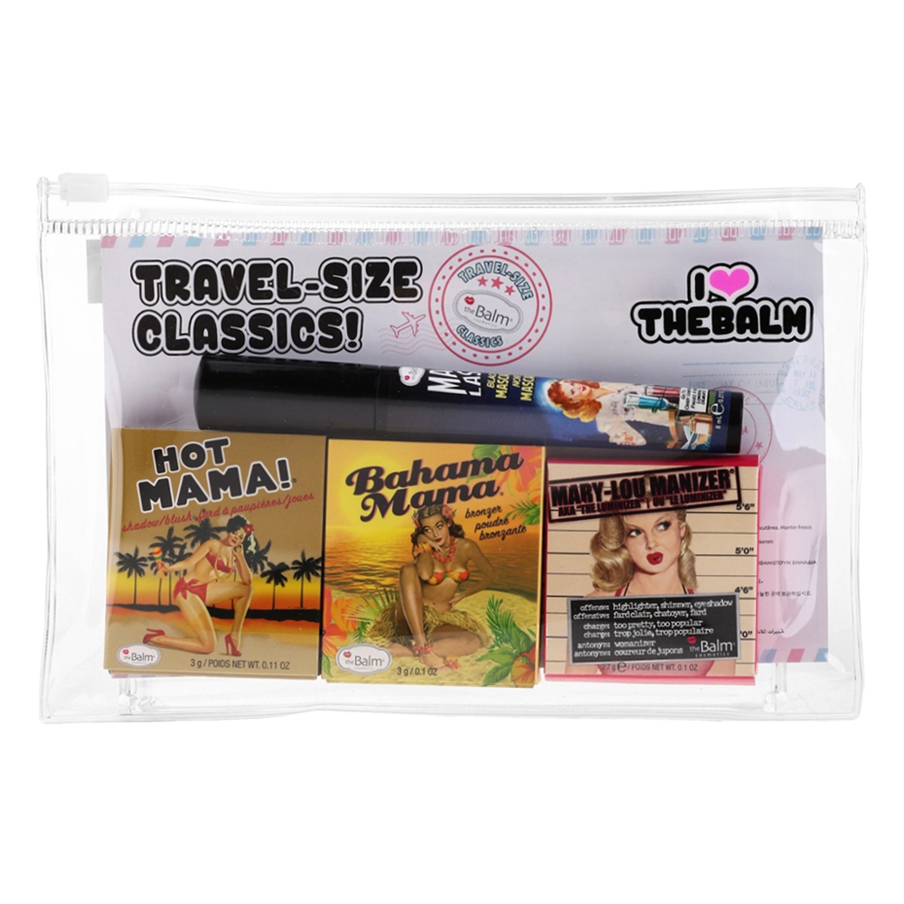 Set pentru Calatorii theBalm Travel Set with Cosmetics Bag (4 pc set)