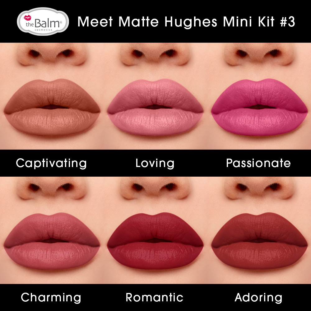 Set Rujuri Lichide theBalm Meet Matte Hughes Mini Kit #3